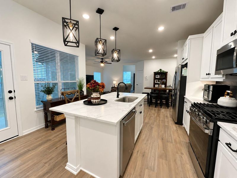 Furnished interior view inside a new home in Woodforest, Montgomery (Image 29).
