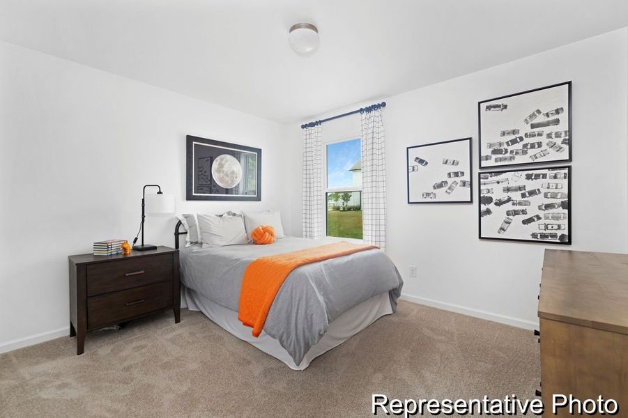 Furnished interior view inside a new home in Terrace at Border Creek, Winston-Salem (Image 9).