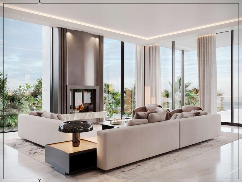 Furnished interior view inside a new home in , Golden Beach (Image 6).