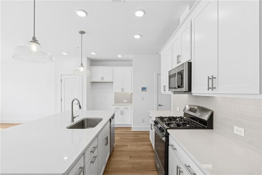 Furnished interior view inside a new home in Grandview Terrace, Canton (Image 5). Furnished interior view inside a new home in Grandview Terrace, Canton (Image 5).