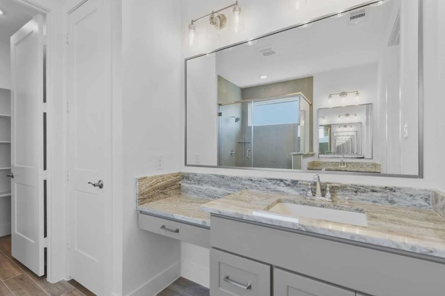 Representative furnished interior of a home built from the Durango by Chesmar Homes in Sienna 45', Missouri City (Image 10).