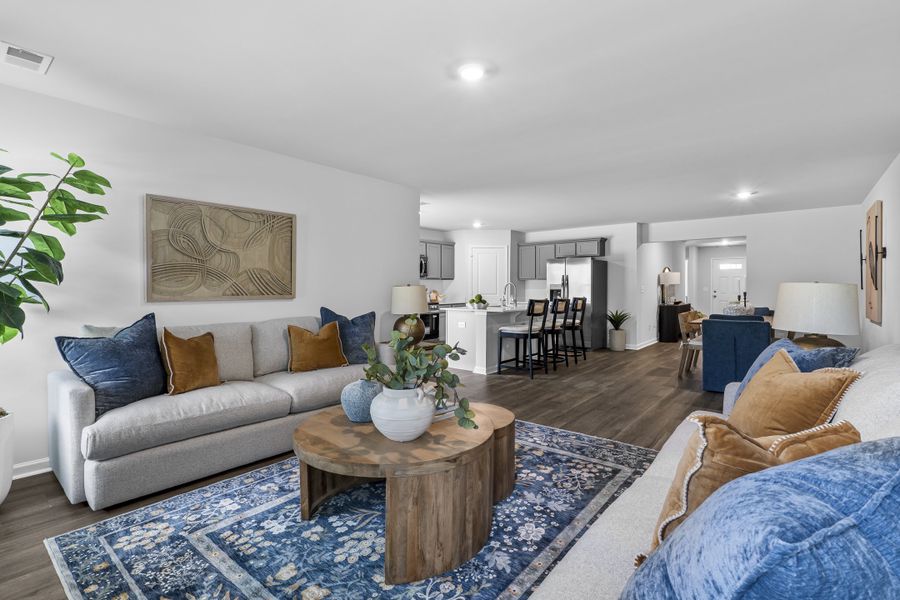 Representative furnished interior of a home built from the Magnolia by McGuinn Homes in Crystal Downs, Sumter (Image 10).