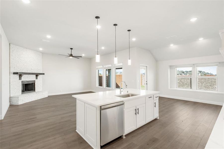 Furnished interior view inside a new home in Villages of Walnut Grove, Midlothian (Image 15).