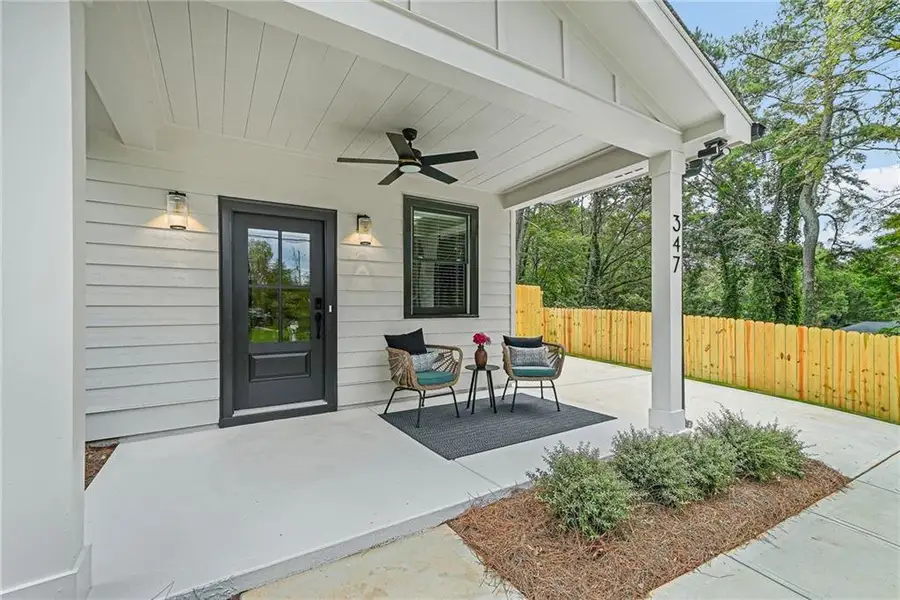 Exterior details and patio area of a home in , Scottdale (Image 3).