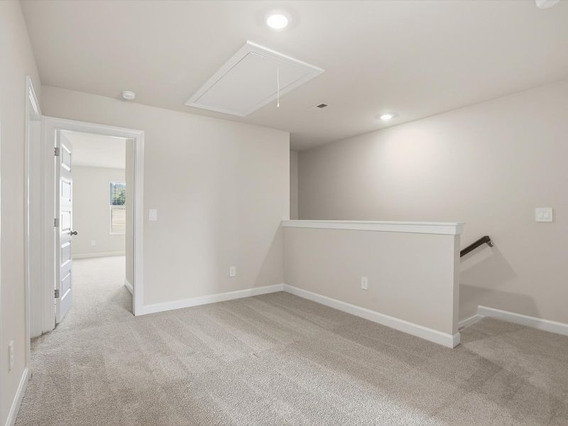 Spacious, unfurnished interior of a new home in Crossing at Abner Creek Townes, Greer (Image 11).