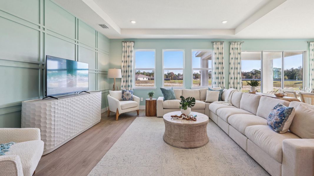 Representative furnished interior of a home built from the Holden by D.R. Horton in Tartan Farms at Winding Oaks, Ocala (Image 14).