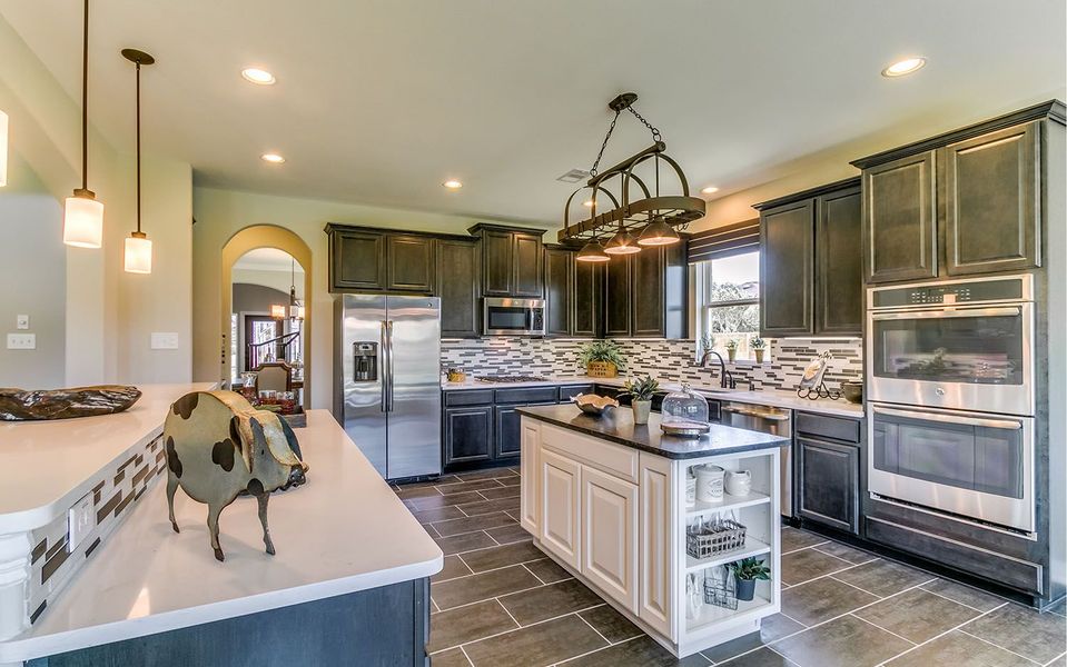 Furnished interior view inside a new home in Marvida, Cypress (Image 14).