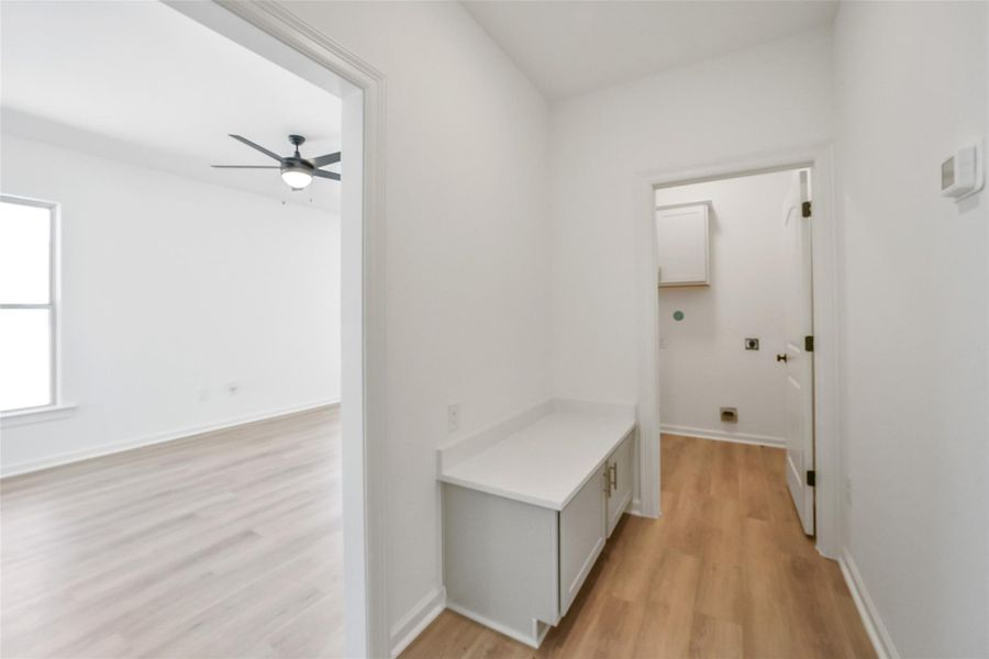 Spacious, unfurnished interior of a new home in Mostyn Springs, Magnolia (Image 27). Spacious, unfurnished interior of a new home in Mostyn Springs, Magnolia (Image 27).