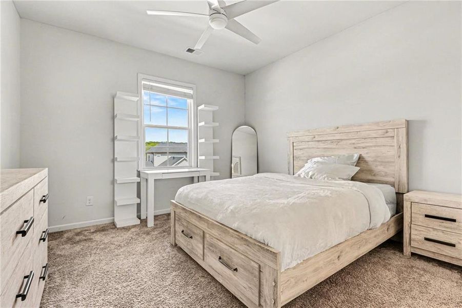 Furnished interior view inside a new home in Carmichael Farms, Canton (Image 18).