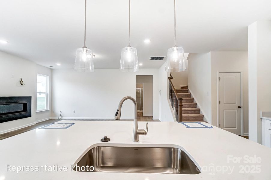 Furnished interior view inside a new home in Grier Meadows, Charlotte (Image 13). Furnished interior view inside a new home in Grier Meadows, Charlotte (Image 13).