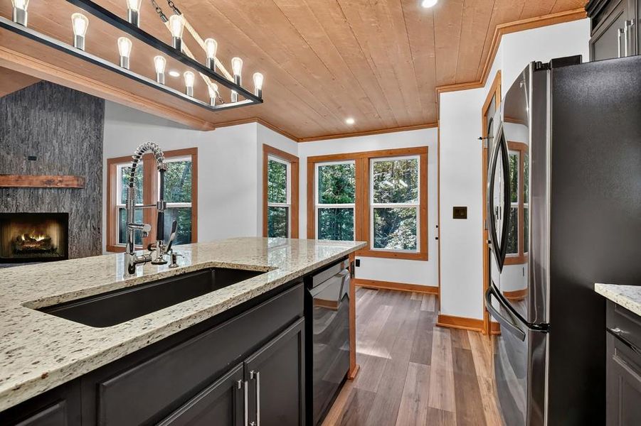 Furnished interior view inside a new home in , Ellijay (Image 9). Furnished interior view inside a new home in , Ellijay (Image 9).