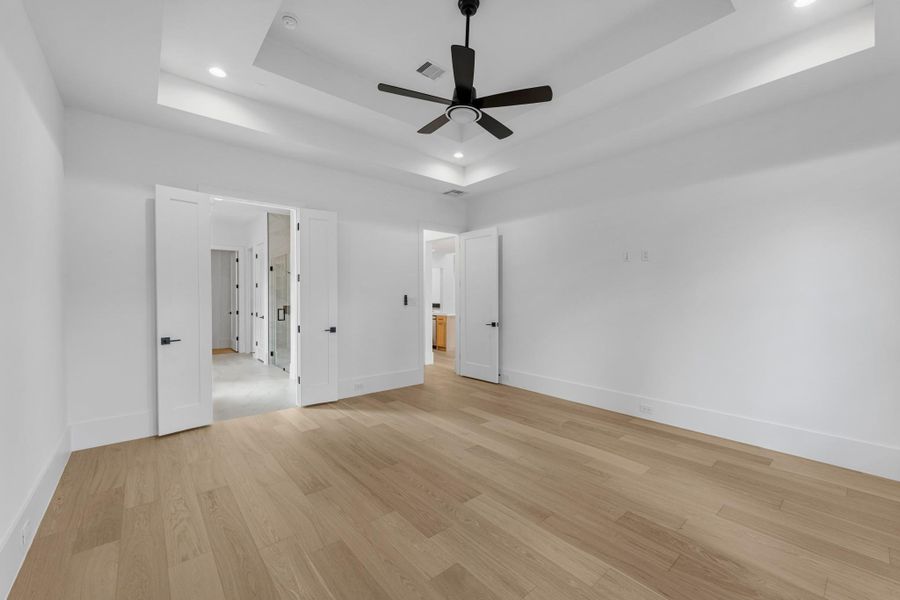 primary bedroom on first floor