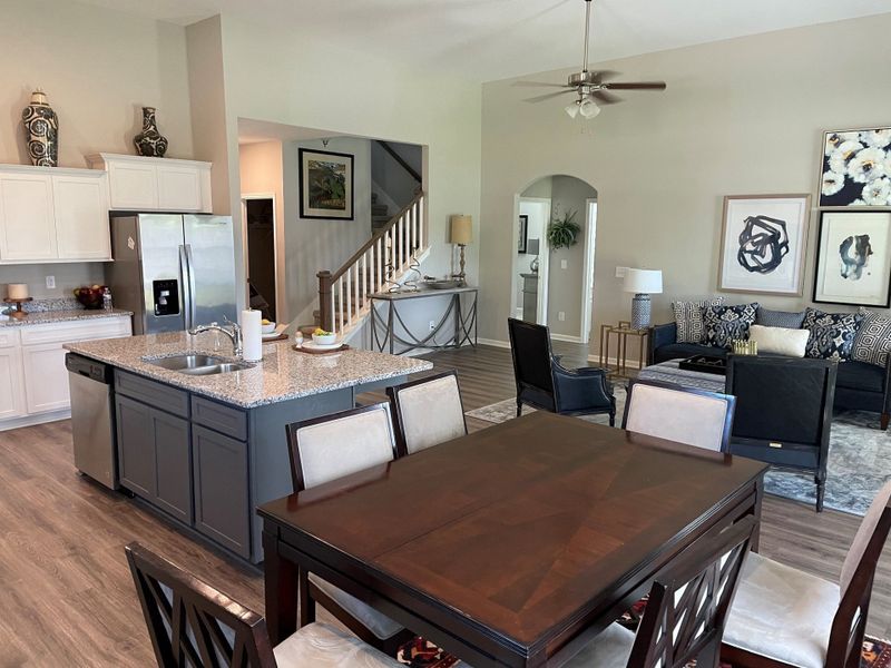 Not actual home under construction but same floor plan