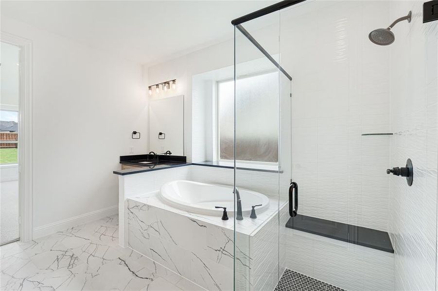 Furnished interior view inside a new home in Mosaic, Celina (Image 30).