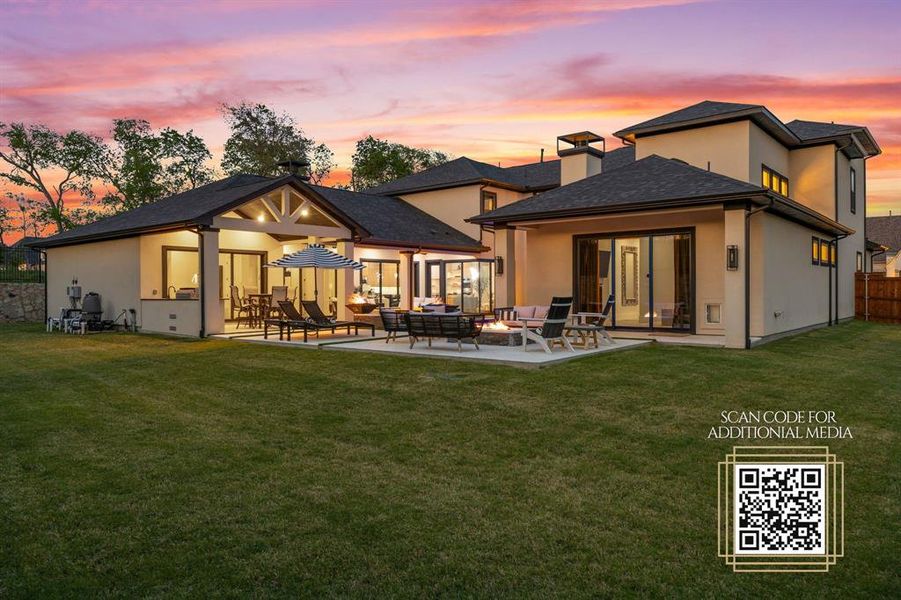 Covered patio to the left features a built in kitchen and slider doors leading into the gameroom. COvered patio to the right is off the primary suite. An additonal covered patio can be accessed from the kitchen breakfast nook . Covered patio to the left features a built in kitchen and slider doors leading into the gameroom. COvered patio to the right is off the primary suite. An additonal covered patio can be accessed from the kitchen breakfast nook .