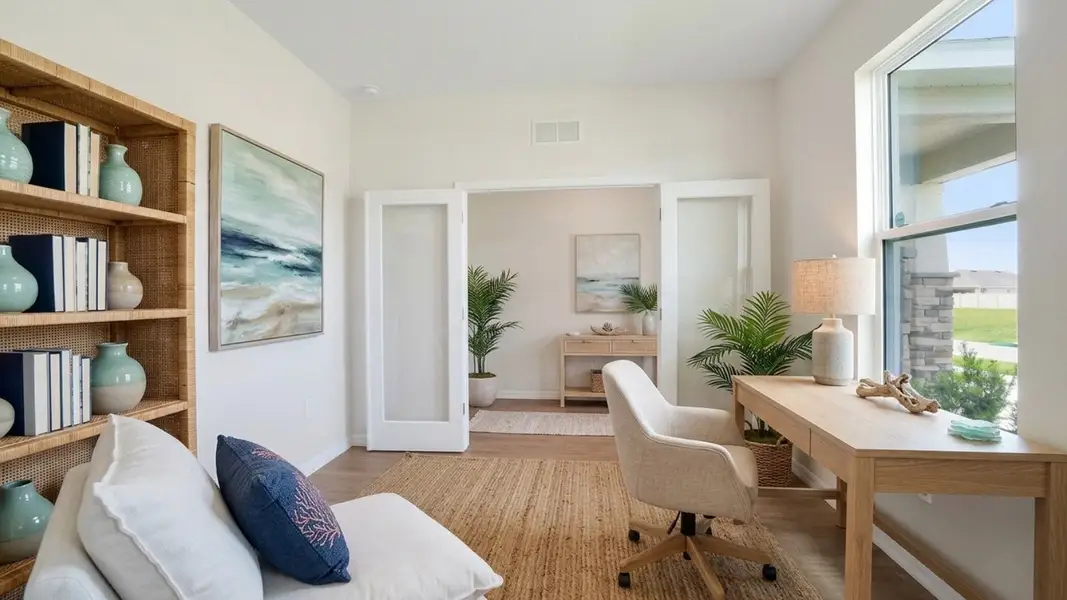 Representative furnished interior of a home built from the Holden by D.R. Horton in Deerbrook, Land O' Lakes (Image 6).