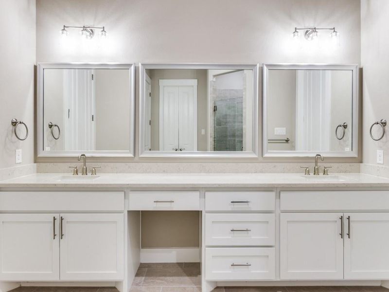 Furnished interior view inside a new home in Ladera at the Reserve, Mansfield (Image 11).