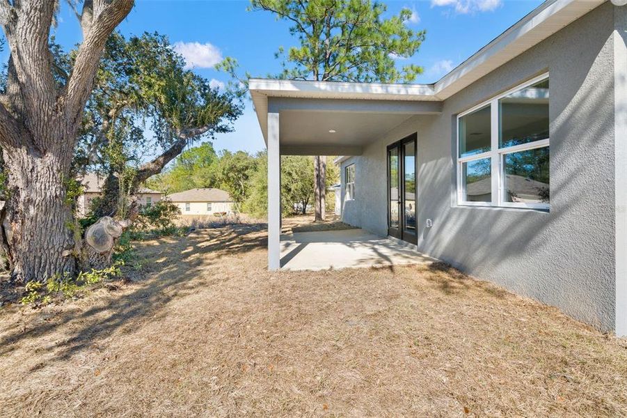 Exterior details and patio area of a home in , Citrus Springs (Image 40).