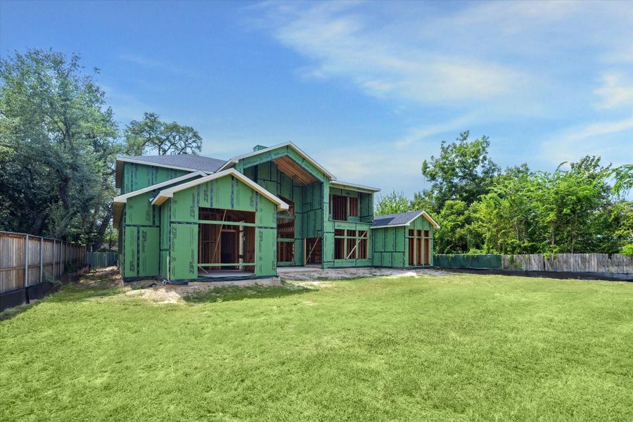 Front exterior of a new home in , Houston, TX, highlighting curb appeal (Image 11). Front exterior of a new home in , Houston, TX, highlighting curb appeal (Image 11).