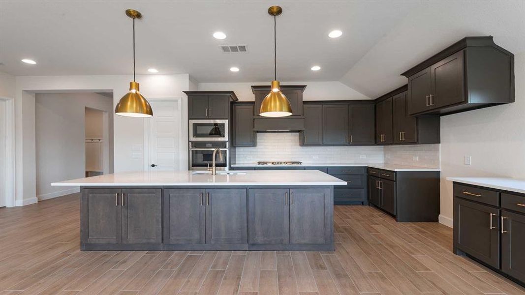 Furnished interior view inside a new home in Terraces 62', Rockwall (Image 6).