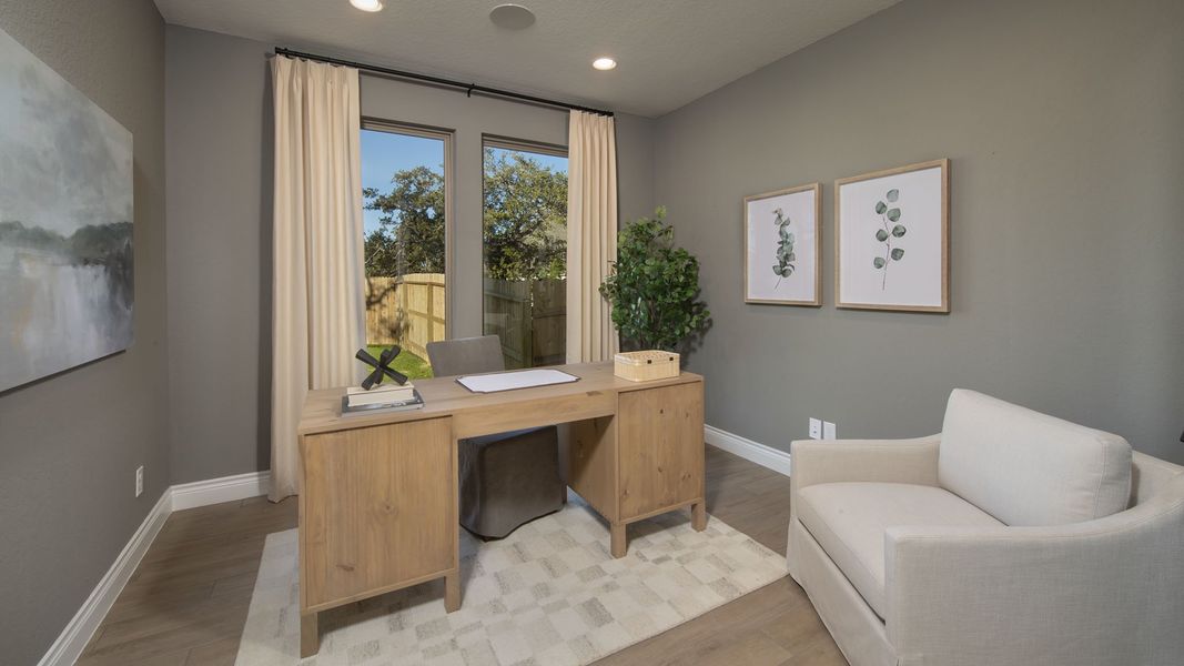 Furnished interior view inside a new home in Mosaic, Celina (Image 7).