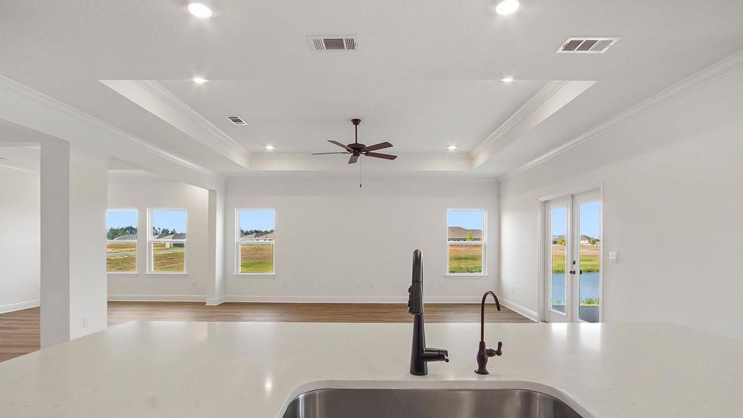 Close-up of interior finishes inside a home in Owl's Head Farms, Freeport (Image 14).