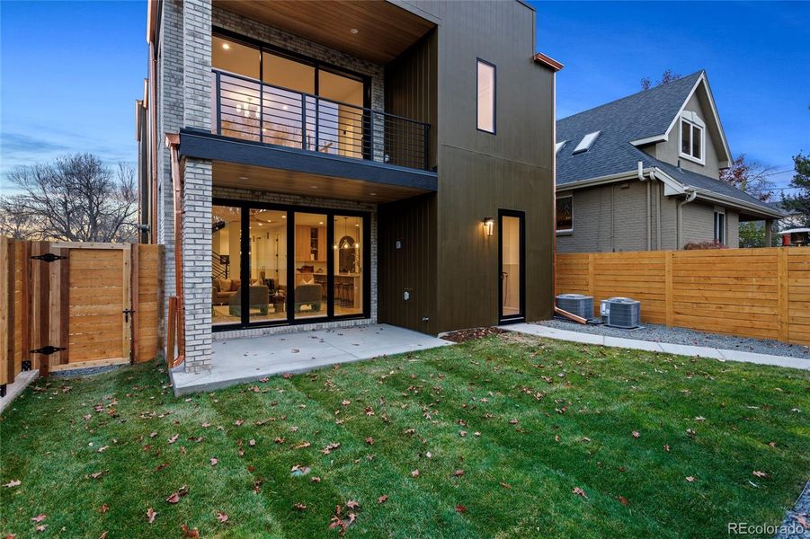 Exterior details and patio area of a home in , Denver (Image 29).