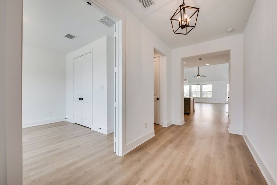 Representative unfurnished interior of a home built from the Heath - 4452 TP by Shaddock Homes in Tavolo Park, Fort Worth (Image 14).