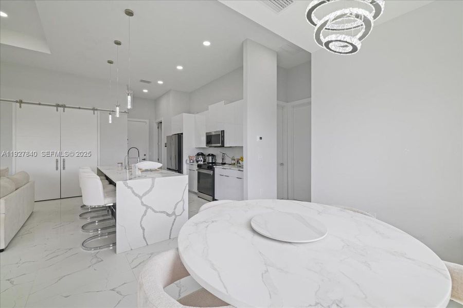 Furnished interior view inside a new home in , Cape Coral (Image 12). Furnished interior view inside a new home in , Cape Coral (Image 12).