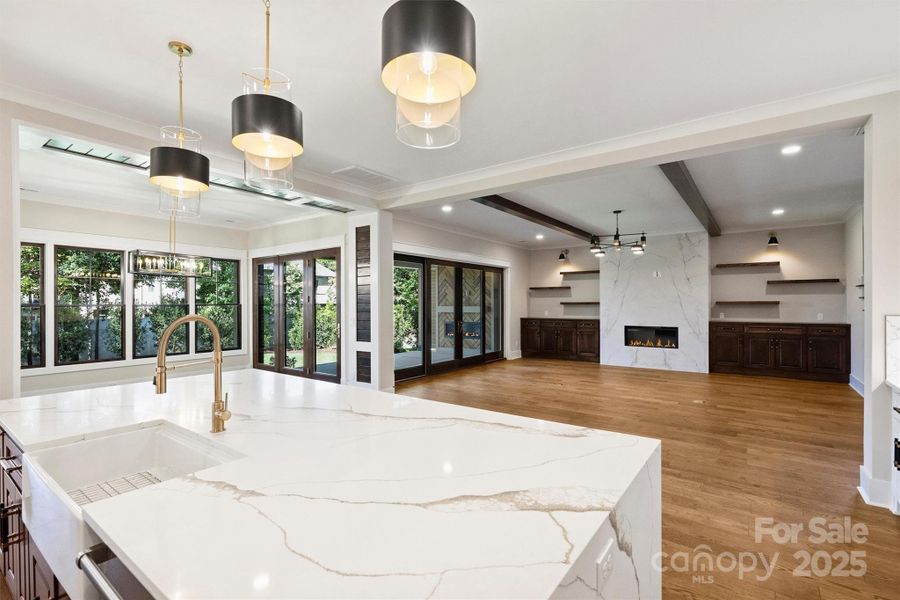 Furnished interior view inside a new home in , Charlotte (Image 10).