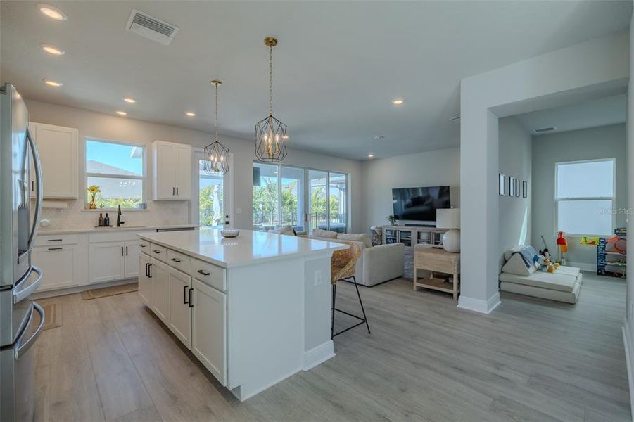 Furnished interior view inside a new home in Waterset Garden Series, Apollo Beach (Image 9).