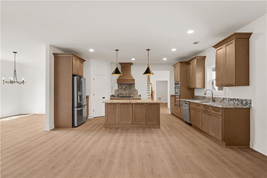 Furnished interior view inside a new home in , Cartersville (Image 8).