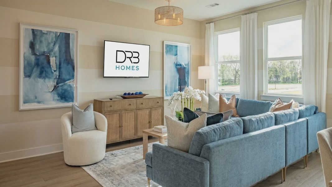 Representative furnished interior of a home built from the Grace II by DRB Homes in Richvale Estates, Fairview (Image 32).