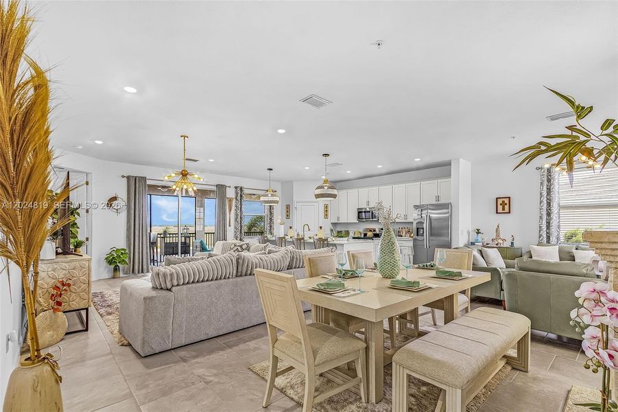 Furnished interior view inside a new home in , Ave Maria (Image 6).