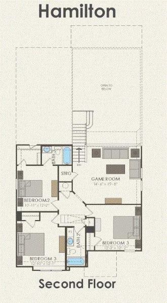 Pulte Homes, Hamilton floor plan