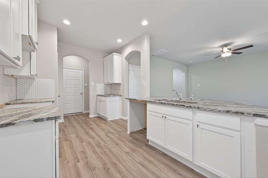 Furnished interior view inside a new home in Woodland Lakes, Houston (Image 8).