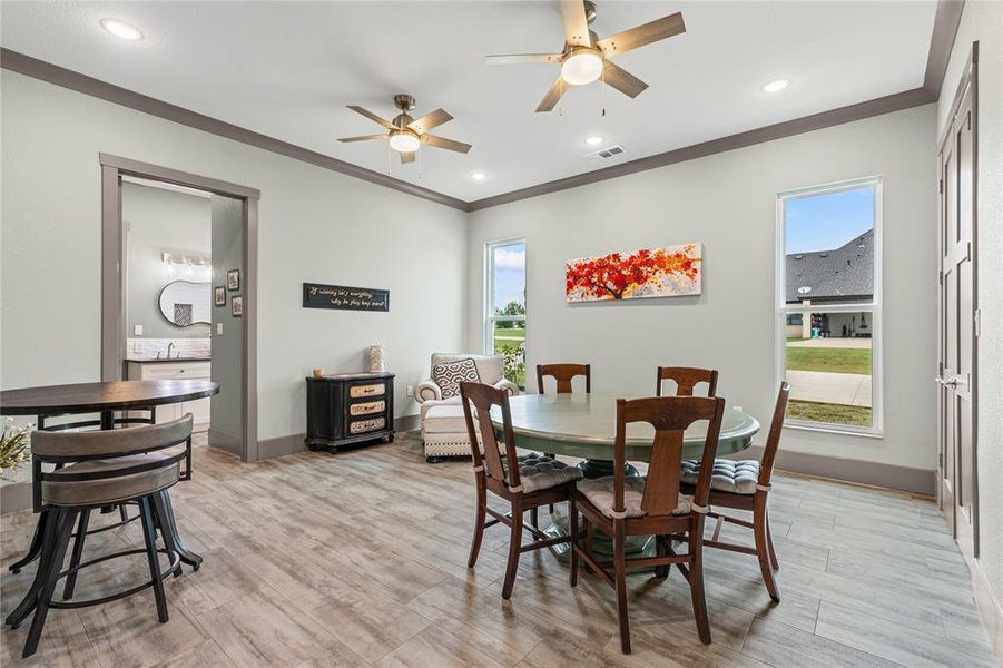 Furnished interior view inside a new home in , Celina (Image 24). Furnished interior view inside a new home in , Celina (Image 24).