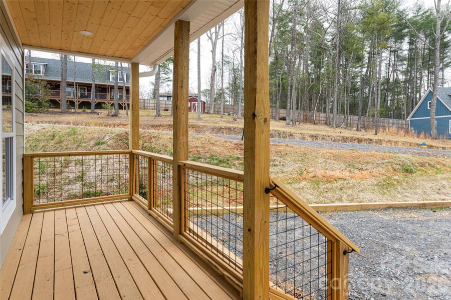 Exterior details and patio area of a home in , Fairview (Image 30).