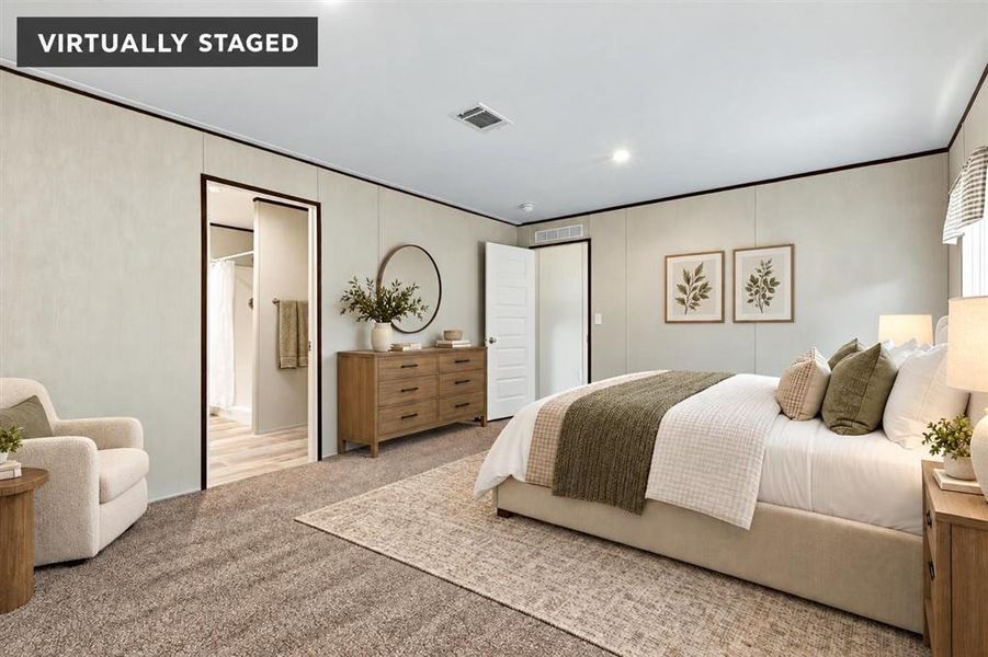 Furnished interior view inside a new home in , Dawsonville (Image 11).