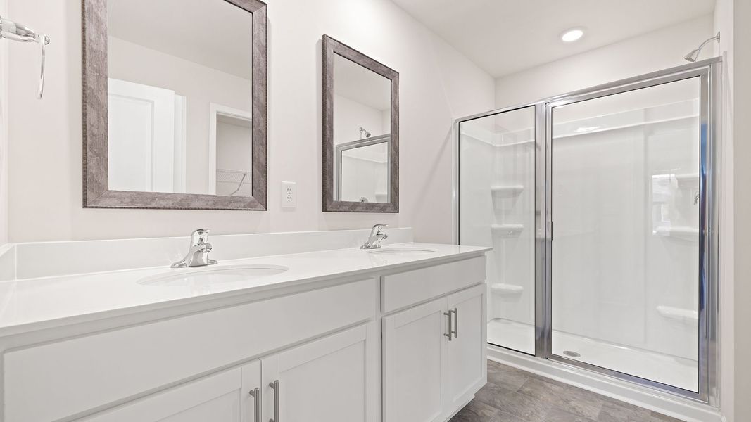 Furnished interior view inside a new home in Bentley Park, Greenwood (Image 11). Furnished interior view inside a new home in Bentley Park, Greenwood (Image 11).