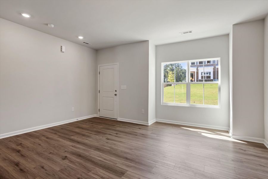 Spacious, unfurnished interior of a new home in Renaissance at White Oak, Garner (Image 14). Spacious, unfurnished interior of a new home in Renaissance at White Oak, Garner (Image 14).