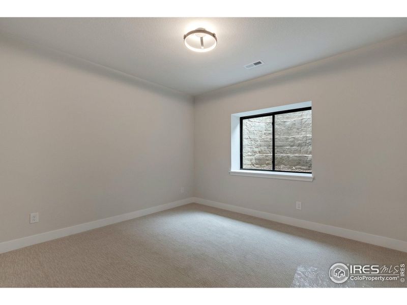 Bedroom #3 in Basement