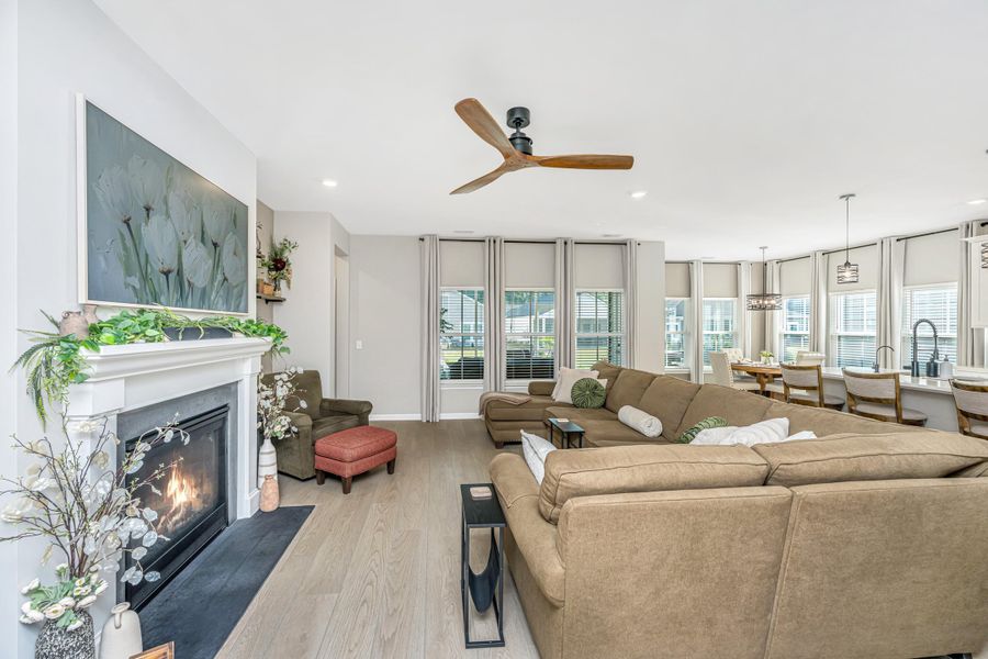 Furnished interior view inside a new home in , Summerville (Image 37).