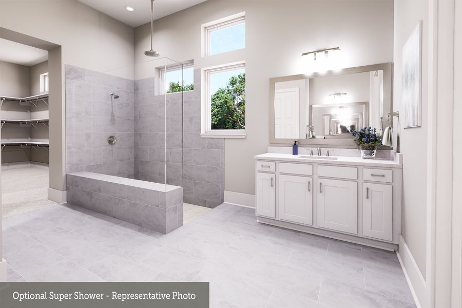 The Cosgrove - Owner's Bath - Optional Super Shower The Cosgrove - Owner's Bath - Optional Super Shower