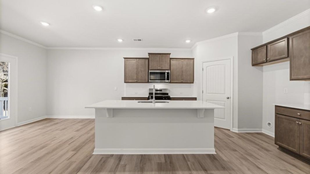 Furnished interior view inside a new home in Liberty Crossing, Braselton (Image 6).