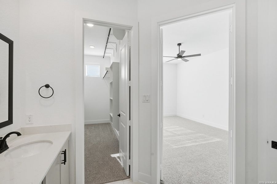 Furnished interior view inside a new home in Prominence, San Antonio (Image 13).