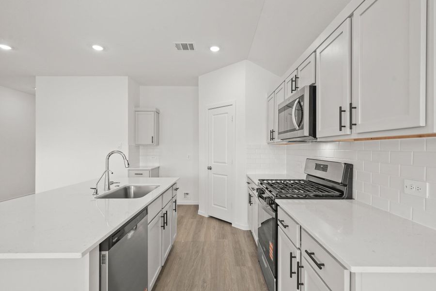 Furnished interior view inside a new home in The Canopies, Splendora (Image 3). Furnished interior view inside a new home in The Canopies, Splendora (Image 3).