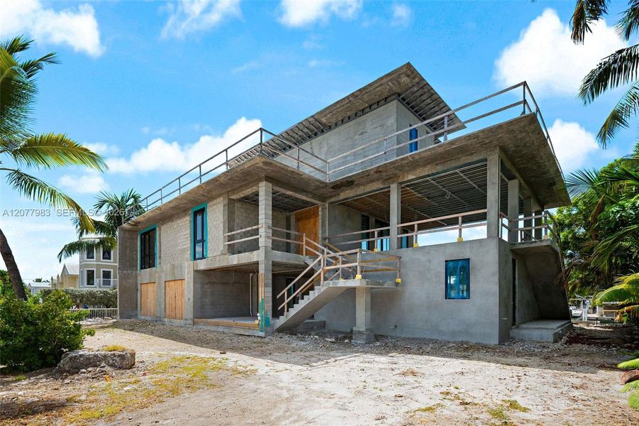 In-progress construction of a new home in , Islamorada, Village of Islands, FL (Image 15).