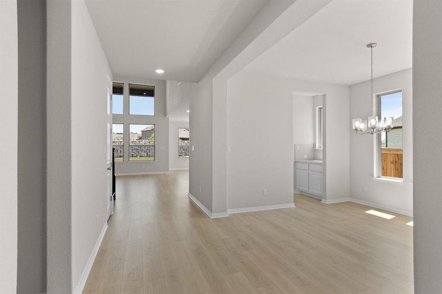 Entry Foyer w/ Dining room to right