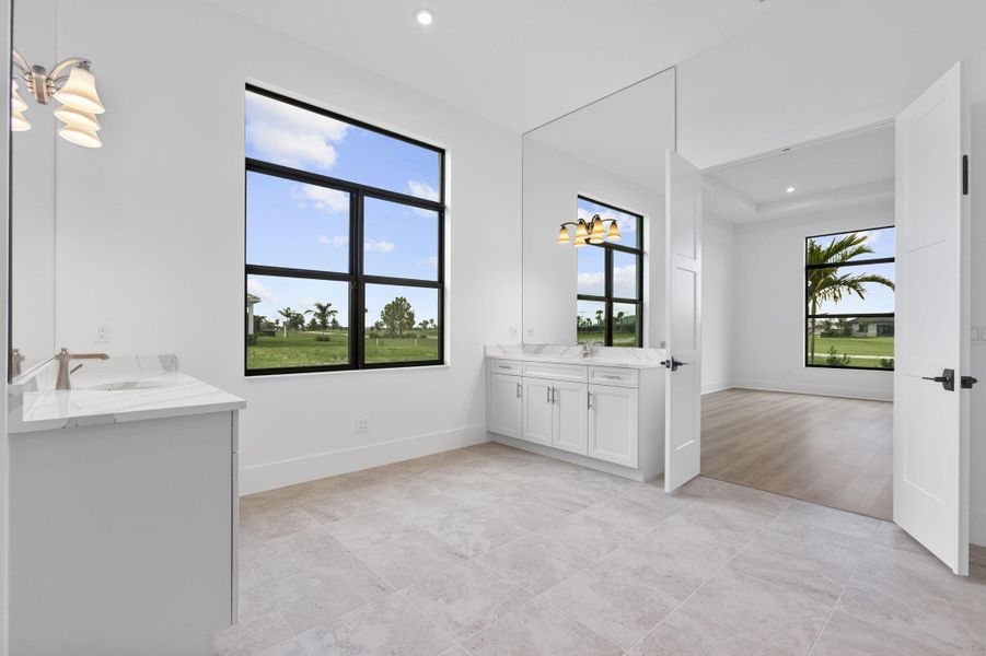Furnished interior view inside a new home in Astor Creek Golf & Country Club, Port St. Lucie (Image 4).